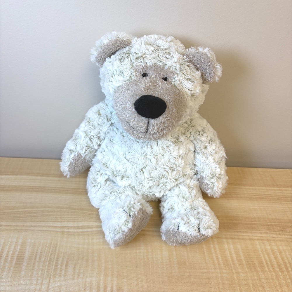 Melissa‎ & Doug Greyson Bear White Grey Swirl Plush Stuffed Animal 7720 16 inch